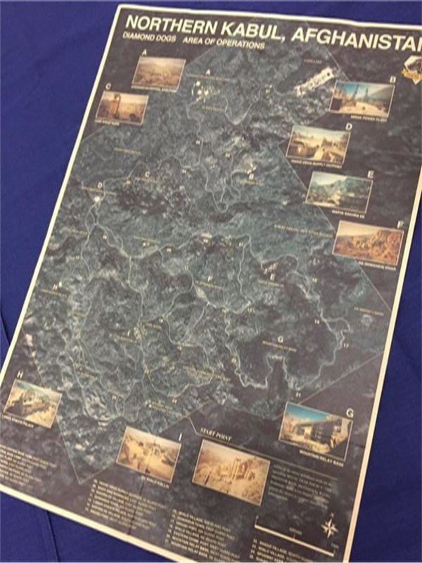 凝聚制作人无数心血的《合金装备5:幻痛》地图放出