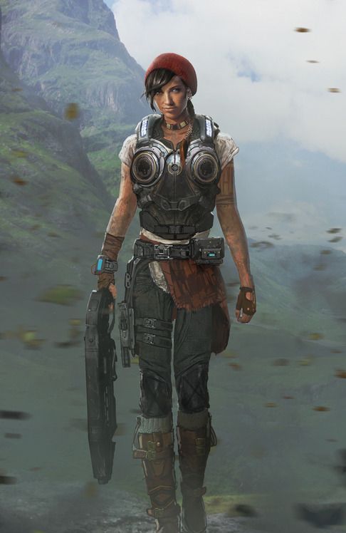 《战争机器4》人物设计图曝光：身材比例趋近于正常