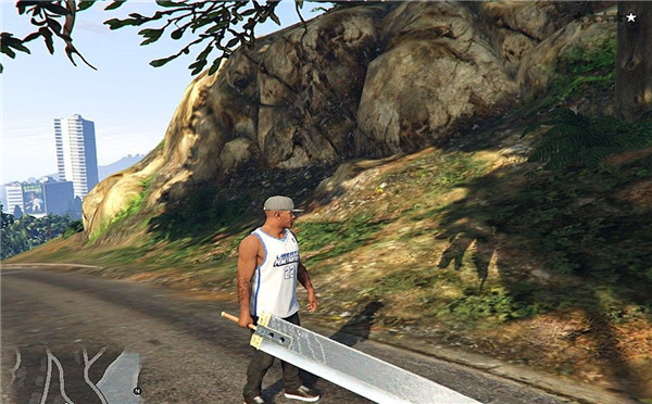 《GTA5》MOD：洛圣都使用最终幻想武器会怎样？