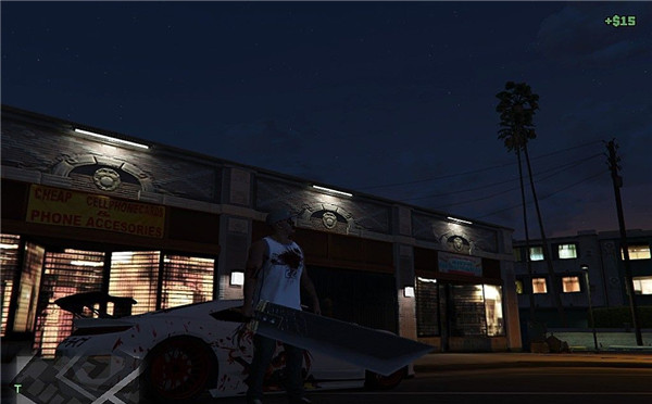 《GTA5》MOD：洛圣都使用最终幻想武器会怎样？