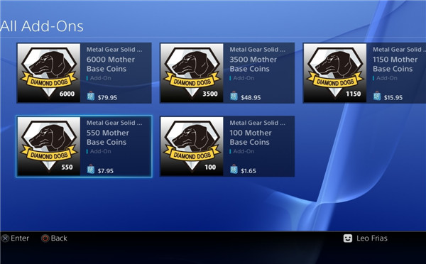 《合金装备5:幻痛》微交易价格公布 科乐美称可加速游戏