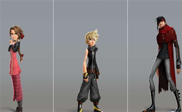《最终幻想7》角色新造型曝光 卡通风格很不错