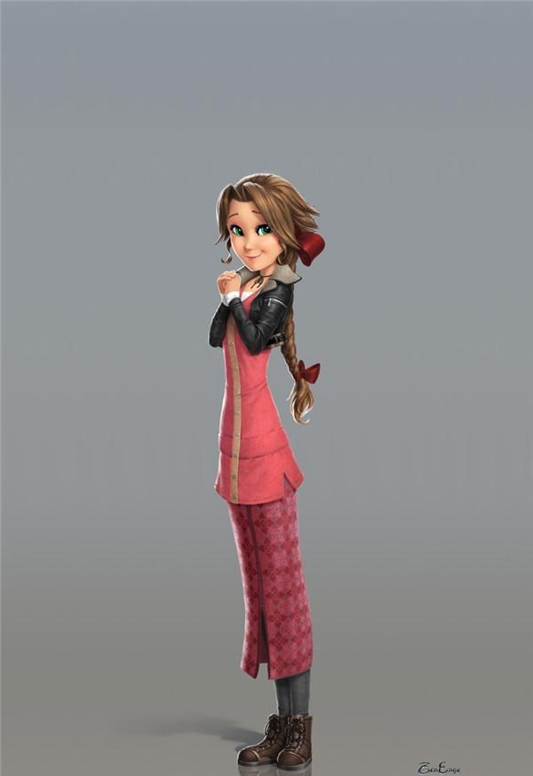 《最终幻想7》角色新造型曝光 卡通风格很不错