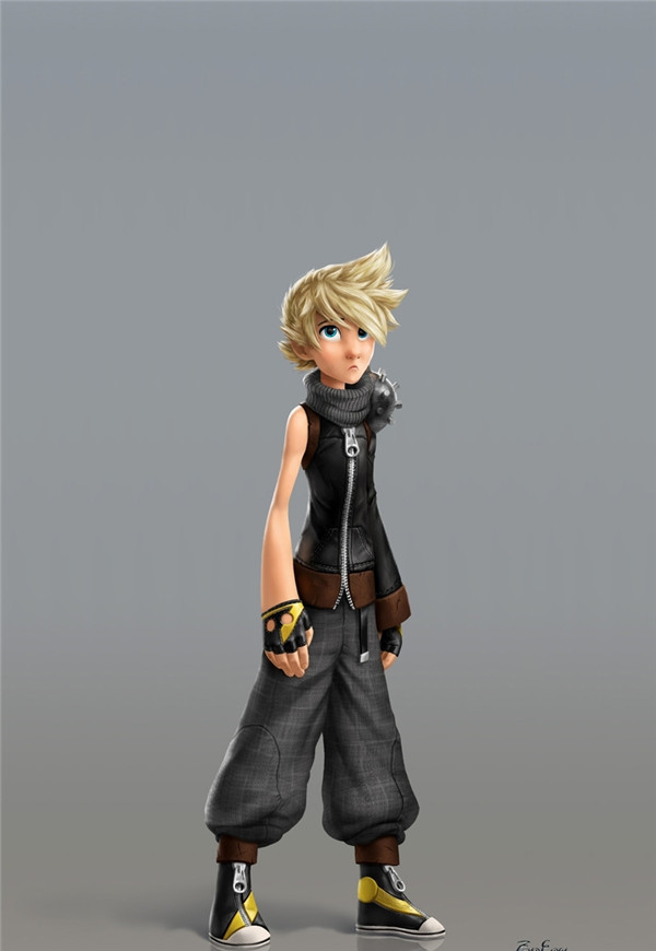 《最终幻想7》角色新造型曝光 卡通风格很不错