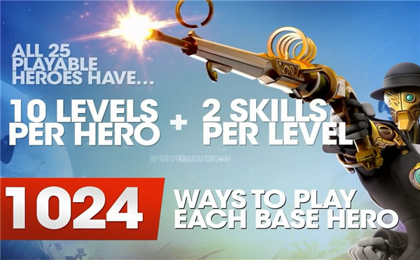 《为战而生》玩法千变万化 6375600种团队组合！