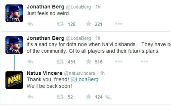 《DOTA2》全球霸主NAVI战队宣布解散 玩家泪奔！
