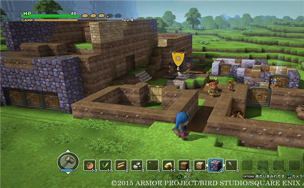 《勇者斗恶龙:建造者》最新实机演示截图 收集+制作+建造！