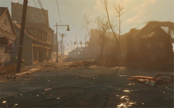 《辐射4》环境截图公布 Creation引擎展现荒凉世界