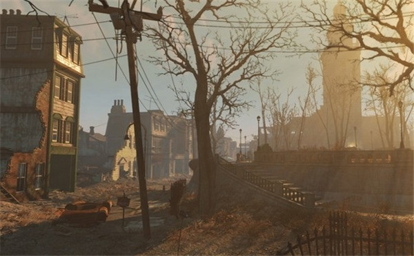 《辐射4》环境截图公布 Creation引擎展现荒凉世界