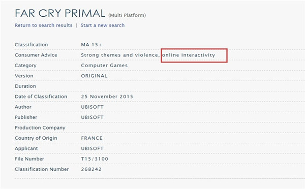《孤岛惊魂:原始杀戮》被评15禁 暴力+XXOO