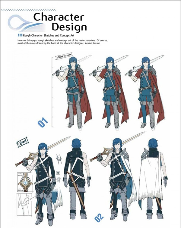 《火焰纹章:觉醒》艺术设定图集将发售 内容太福利了!