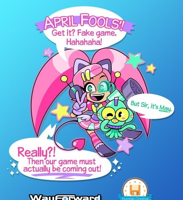 愚人节公布的假想游戏《没沙拉的猫女》终于发售了!