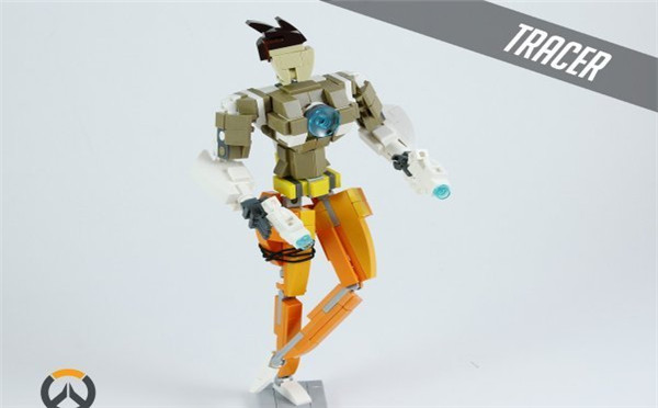 《守望先锋》玩家创新型cosplay 角色猎空无脸见人