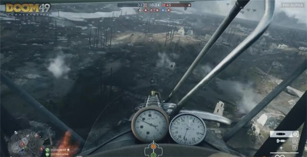 《战地1》实机演示视频欣赏 展示彪悍的空中激战