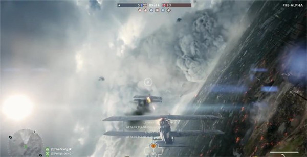 《战地1》实机演示视频欣赏 展示彪悍的空中激战