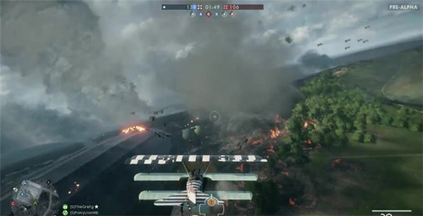 《战地1》实机演示视频欣赏 展示彪悍的空中激战