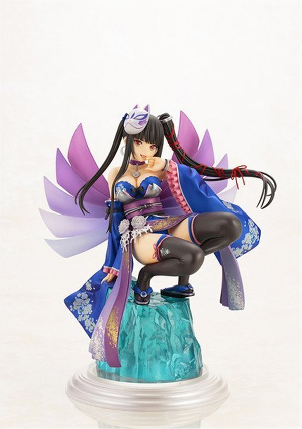 《战国大战》爆乳妹五郎八姫手办 微笑半蹲火辣秀身材