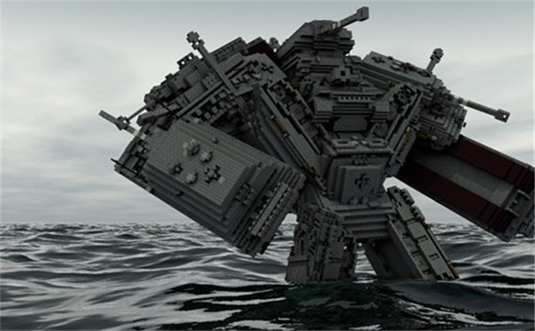 《我的世界》又现庞然大物 德国战车巨人令人惊叹!