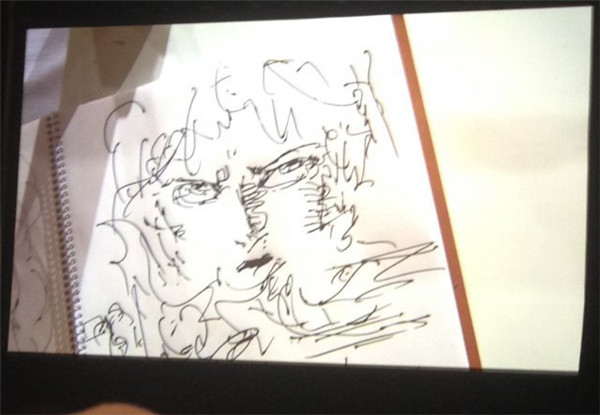 《最终幻想》角色设计大师 现场作画 你看看咋样