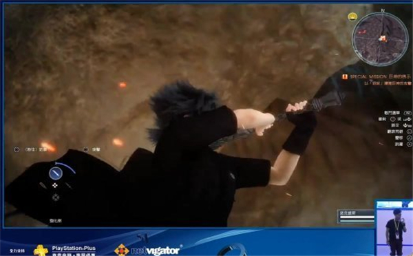 《最终幻想15》试玩视频分享 男主所向披靡斩杀对手