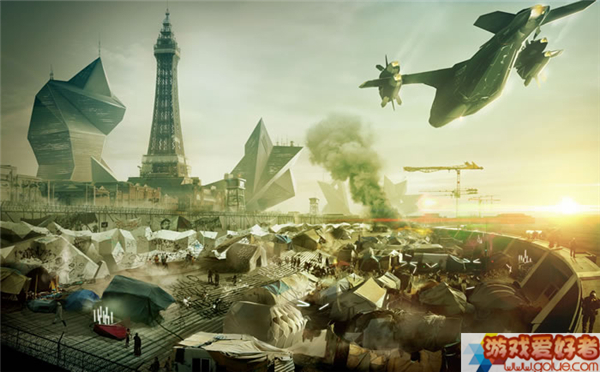 《杀出重围:人类分裂》概念图曝光 未来的城市不适合人居住