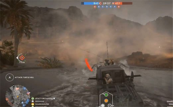 《战地1》法欧堡地图演示 战马下水射击水面舰艇