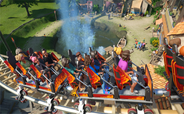 新《过山车之星》截图 主题公园展示疯狂过山车