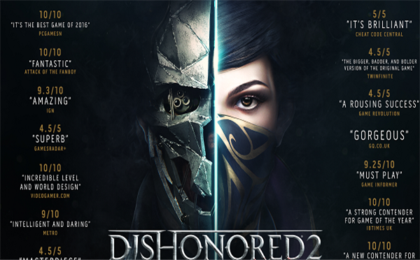 国外玩家称《耻辱2》1.3补丁补丁为PC版游戏帧数带来大提升