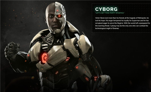 《不义联盟2》全新角色＂钢骨＂登场 高科技生化人