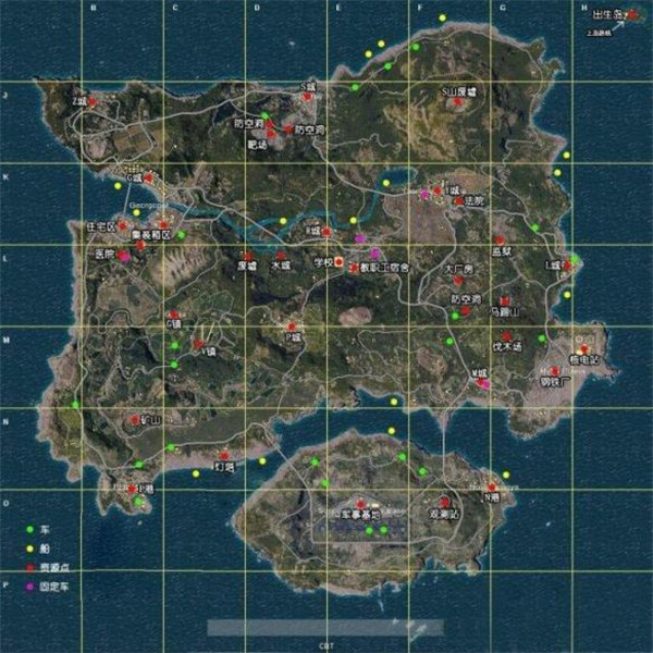 绝地求生大逃杀防空洞位置图解