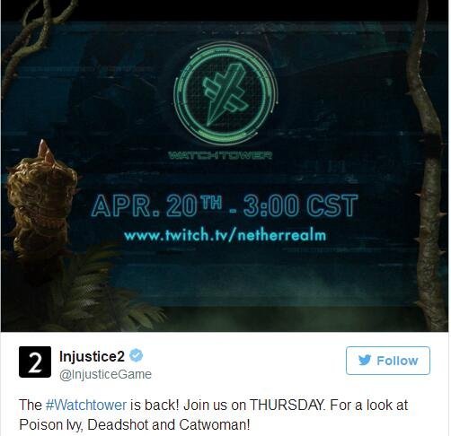 《不义联盟2》新角色今日发布 开启倒计时!