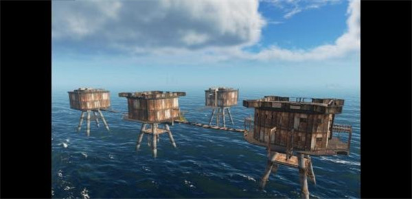 荒岛求生海上堡垒位置图解