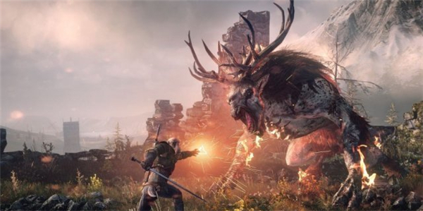 《巫师3:狂猎》升级版视频对比 XB1X版更胜一筹