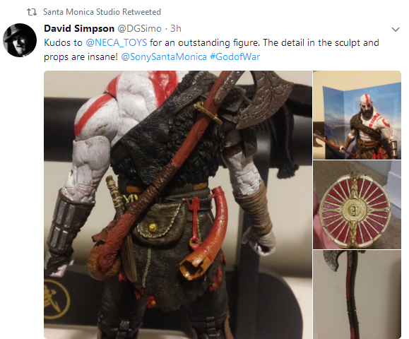 《战神4》奎爷手办新照片曝光 细节太疯狂真假难辨