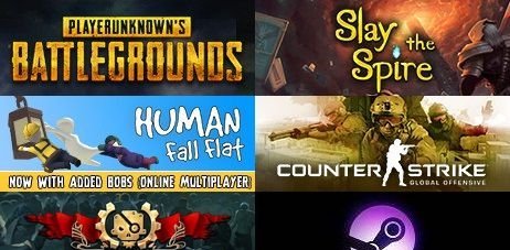 Steam周销量排行榜:绝地求生居首 杀戮尖塔紧随其后