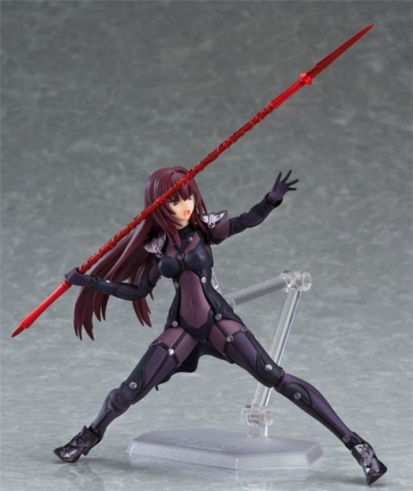 《FGO》斯卡哈可动手办预订在即 紫衣女神耍枪姿势多