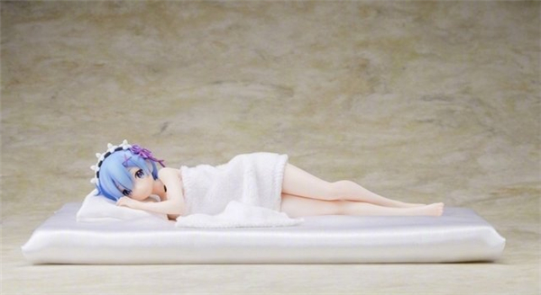 《从零开始》拉姆睡姿手办欣赏 浴巾遮挡令人遐想