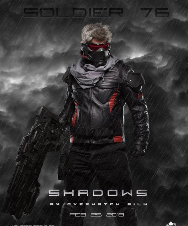 《守望先锋》同人电影新海报欣赏 黑色主题十分酷炫