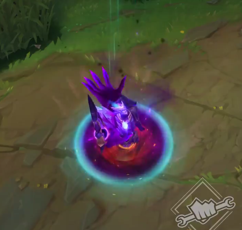 《英雄联盟》死兆星皇子皮肤预览 全身暗紫霸气外露