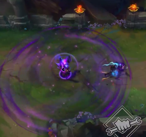 《英雄联盟》死兆星皇子皮肤预览 全身暗紫霸气外露