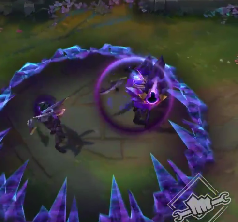 《英雄联盟》死兆星皇子皮肤预览 全身暗紫霸气外露