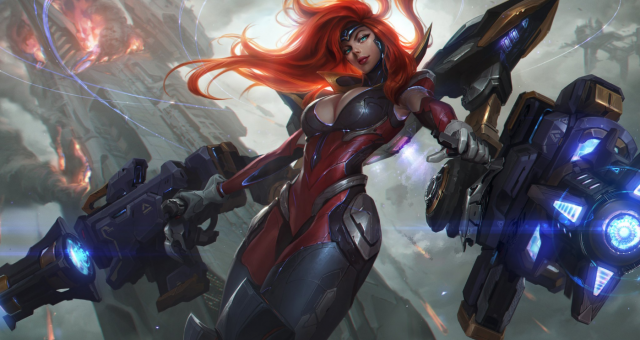 《英雄联盟》枪炮女神终极皮肤欣赏 好运姐外骨骼盔甲十分炫酷