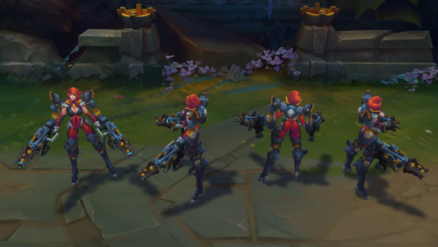 《英雄联盟》枪炮女神终极皮肤欣赏 好运姐外骨骼盔甲十分炫酷