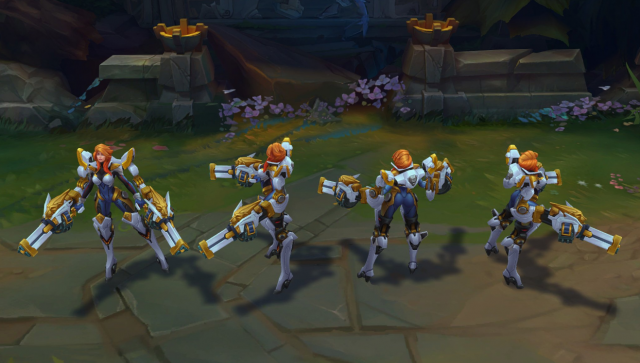 《英雄联盟》枪炮女神终极皮肤欣赏 好运姐外骨骼盔甲十分炫酷