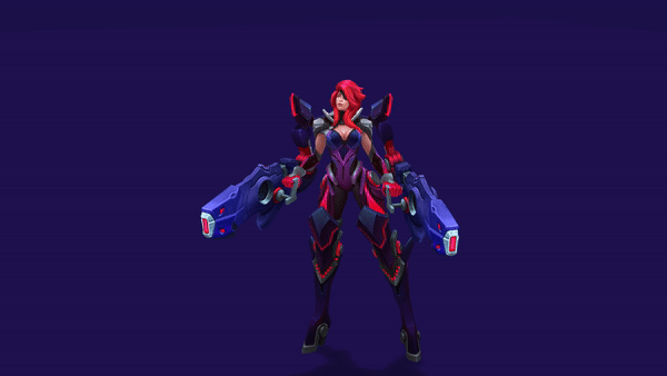 《英雄联盟》枪炮女神终极皮肤欣赏 好运姐外骨骼盔甲十分炫酷