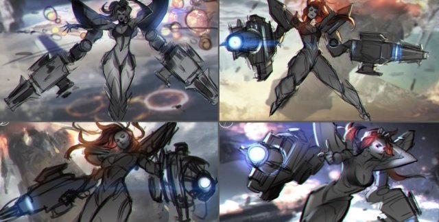 《英雄联盟》枪炮女神终极皮肤欣赏 好运姐外骨骼盔甲十分炫酷