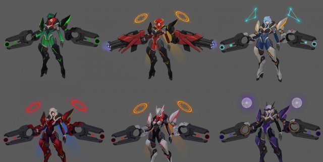 《英雄联盟》枪炮女神终极皮肤欣赏 好运姐外骨骼盔甲十分炫酷