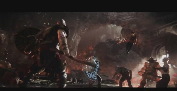 《战神4》新CG预告震撼首曝 奎爷父子配合默契奋勇杀敌