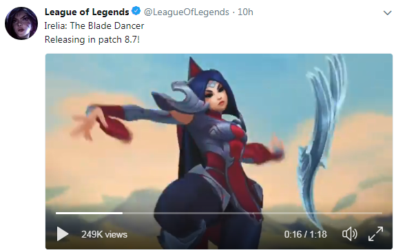 《英雄联盟》刀妹重做演示放出 炫酷技能十分亮眼