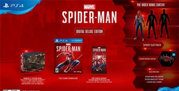 漫威新作《蜘蛛侠》将于9月登陆PS4 可打造个性服装